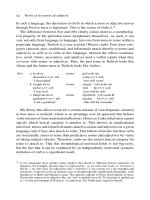 Lexical Categories verbs nouns and adjectives phần 3 ppt