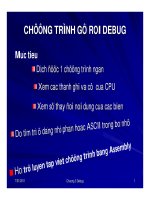 Cấu trúc Máy tính và Lập trình Assembly - Chương 3 docx