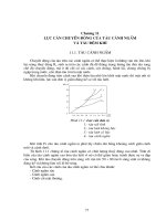 ĐỘNG LỰC TÀU THUỶ - PHẦN 1 LỰC CẢN CHUYỂN ĐỘNG CỦA TÀU - CHƯƠNG 11 potx