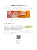 Kiến thức cần biết về QR CodeTTO potx