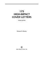 175 High-Impact Cover Letters phần 1 ppsx