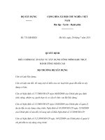 Quyết định số 731/QĐ-BXD pptx