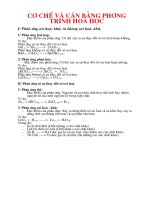 CHuyên đề hóa học chọn lọc