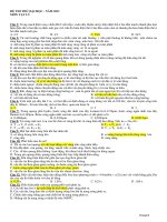 ĐỀ THI THỬ ĐẠI HỌC - NĂM 2011 MÔN VẬT LÝ pot