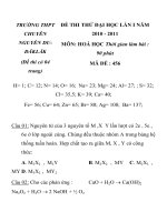 ĐỀ THI THỬ ĐẠI HỌC MÔN HÓA HỌC TRƯỜNG THPT CHUYÊN NGUYỄN DUĐĂKLĂK pdf