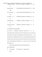 Hoàn thiện tổ chức chi phí doanh thu và phân tích kết quả sản xuất kinh doanh tại cty cao su đaknông - 5 pptx