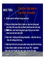 Cấu trúc Máy tính và Lập trình Assembly - Chương 1 pdf
