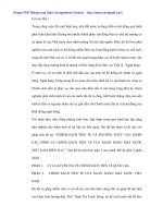 Chính sách tiền tệ và phương thức vận hành các chính sách tiền tệ của Ngân hàng nhà nước Việt Nam - 1 ppsx