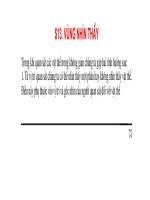 Đồ họa máy tính - Chương 4 Kỹ thuật xử lý hình khuất - Bài 13 ppt