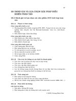 HỆ THỐNG ĐIỀU KHỂN PHÂN TÁN - CHƯƠNG 13 pdf