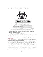 Cẩm nang an toan sinh học phòng thí nghiệm part 2 ppsx