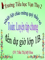 bài giảng luyện tập toán 1 trần thị mỹ hoa