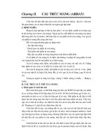 Cấu trúc dữ liệu và giải thuật - Chương 2 ppt