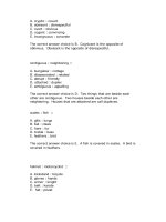 analogies and antonym practice phần 6 potx