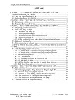 Đề án kĩ thuật Thiết kế trạm dẫn động vận chuyển bột mỳ