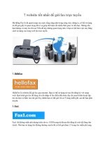 7 website tốt nhất để gửi fax trực tuyến ppsx