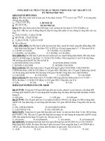 TỔNG HỢP CÁC PHẢN ỨNG QUAN TRỌNG TRONG BÀI TẬP HOA HỮU CƠ potx