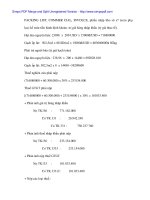 Hạch tóan lúc chuyển hàng hóa tại Cty cung ứng tàu biển thương mại và du lịch Đà Nẵng - 3 doc