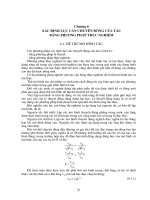 ĐỘNG LỰC TÀU THUỶ - PHẦN 1 LỰC CẢN CHUYỂN ĐỘNG CỦA TÀU - CHƯƠNG 6 potx