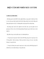 ĐIỆN TÂM ĐỒ NHỒI MÁY CƠ TIM ppt