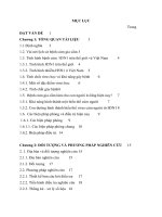 Tìm hiểu sự nhận thức và phòng bệnh cúm gia cầm (h5n1 ) của người dân xã hương sơ, thành phố huế