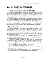 Giáo trình AN TOÀN LAO ĐỘNG - Chương 4 potx