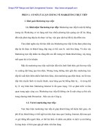 Xây dựng chương trình Marketing trực tiếp tại Cty nhựa Đà Nẵng - 1 docx