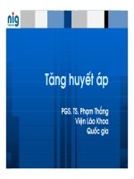 Bài giảng Tăng huyết áp part 1 pdf