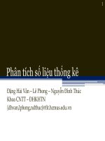 Phân tích số liệu thống kê pot