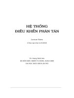 HỆ THỐNG ĐIỀU KHỂN PHÂN TÁN - CHƯƠNG 1 doc
