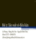 Xác suất có điều kiện doc