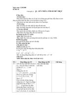 LŨY THỪA VỚI SỐ MŨ ppsx