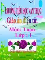 bài giảng luyện tập toán 1 nguyễn thị tám