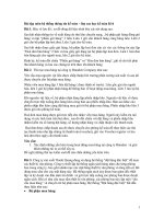 Bài tập môn hệ thống thông tin kế toán – lớp cao học kế toán potx