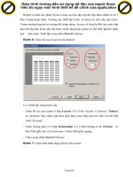 Giáo trình hướng dẫn sử dụng dữ liệu của report được hiển thị ngay màn hình thiết kế để chỉnh sửa application p1 ppsx