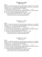 ĐỀ KIỂM TRA 15 PHÚT MÔN VẬT LÝ ppsx