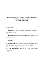 Giáo án hóa học lớp 12 cơ bản – Tiết 49 : LUYỆN TẬP: TÍNH CHẤT CỦA NHÔM pps