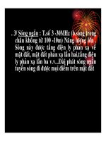 Bài giảng vật lý : Sóng điện từ part 3 pptx