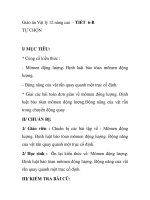 Giáo án Vật lý 12 nâng cao - TIẾT 6-B TỰ CHỌN pptx