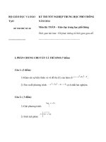 đề thi thử tốt nghiệp trung học phổ thông môn toán 2014 1 (2)