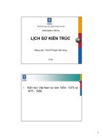 Bài giảng lịch sử kiến trúc tập 2 part 1 ppt