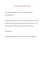 Vừa học vừa chơi với bé 1-2 tuổi ppt