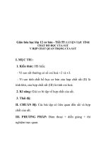 Giáo hóa học lớp 12 cơ bản - Tiết 55: LUYỆN TẬP: TÍNH CHẤT HỐ HỌC CỦA SẮT V HỢP CHẤT QUAN TRỌNG CỦA SẮT doc