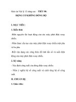 Giáo án Vật lý 12 nâng cao - TIẾT 50: ĐỘNG CƠ KHÔNG ĐỒNG BỘ pptx