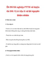 Ôn thi tốt nghiệp PTTH và luyện thi ĐH: Vị trí địa lí và tài nguyên thiên nhiên pot