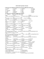 ĐỀ THI THỬ ĐẠI HỌC NĂM 2011 pps