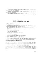 CHUẨN ĐOÁN BỆNH UNG THƯ potx