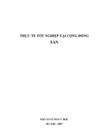 THỰC TẾ TỐT NGHIỆP TẠI CỘNG ĐỒNG SẢN part 1 pps