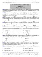 Đề thi tự luyện đại học môn vật lý - 20 pdf