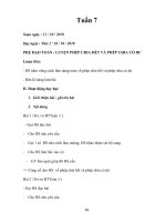 Giáo án lớp 3 năm 2011 - Tuần 71 doc